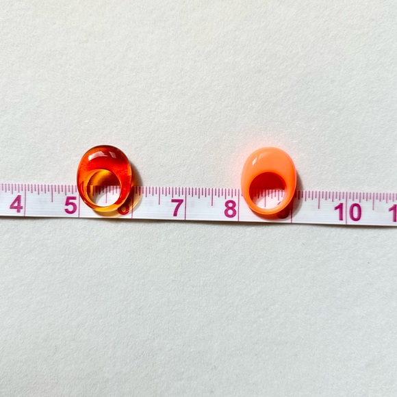 La Manso Summer Emergency Ring Set of Two NEW - Picture 10 of 10